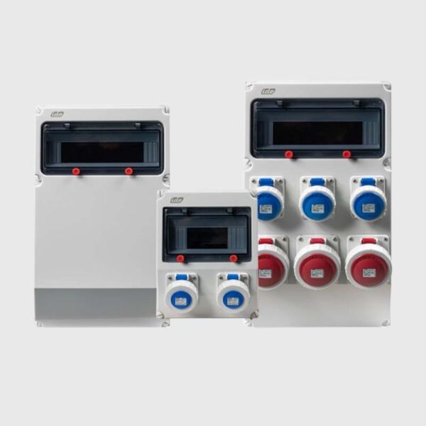 Coffrets COMPLETS avec prises de courant IP67 IDE
