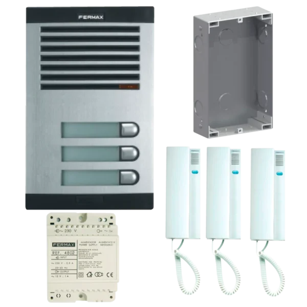 Kit Portier Citymax 3BP Poste BL 230V - Image 3