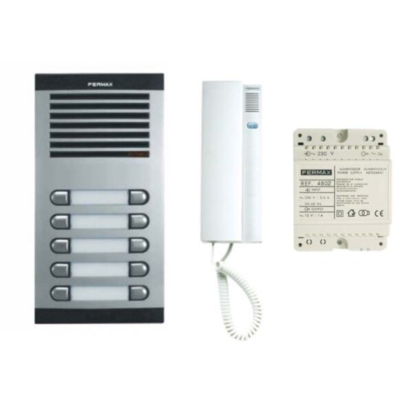 Kit Portier Citymax 10BP Poste BL 230V - Image 2