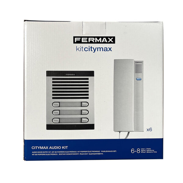 Kit Portier Citymax 6BP Poste BL 230V
