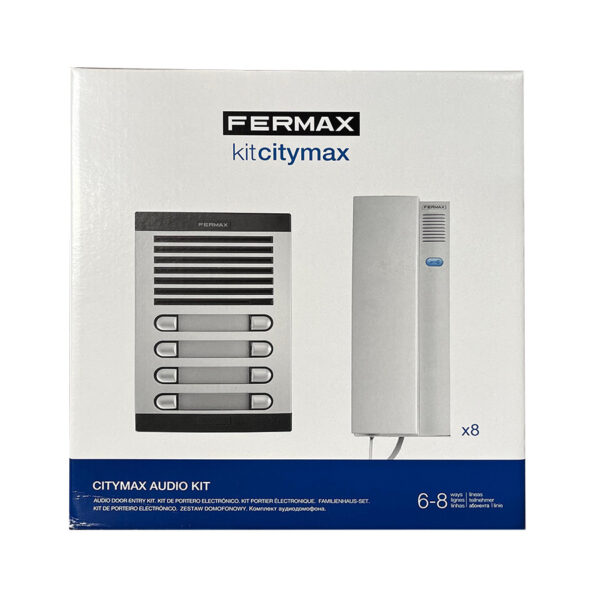 Kit Portier Citymax 8BP Poste BL 230V